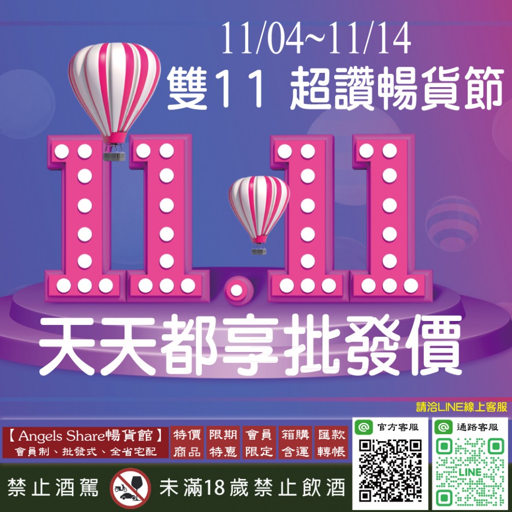 【雙11超讚暢貨節】11/4~11/14天天購物升級「批發價」!