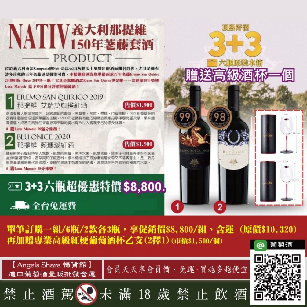 【火山釀的酒】酒評家Luca Maronie 的最愛，再送紅梗酒杯