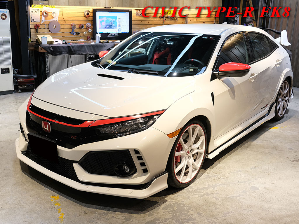 2017-2021 Civic Type-R FK8  5D M Style Front Lip ABS