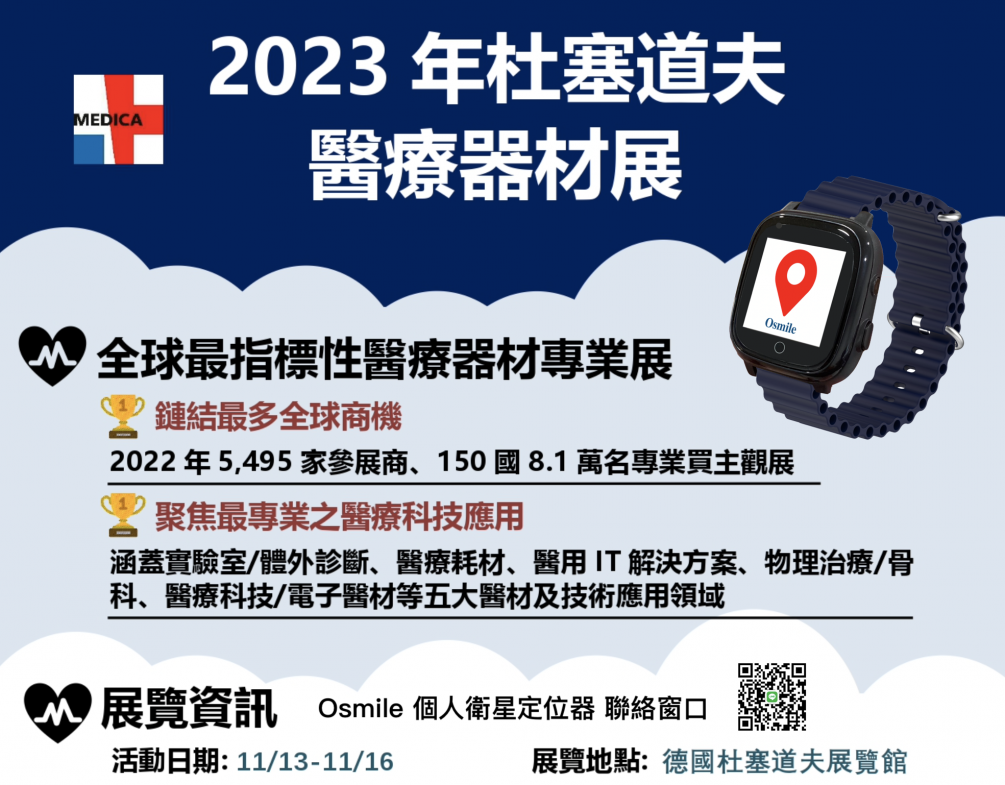 2023年台灣經貿網「德國杜賽道夫醫材展」