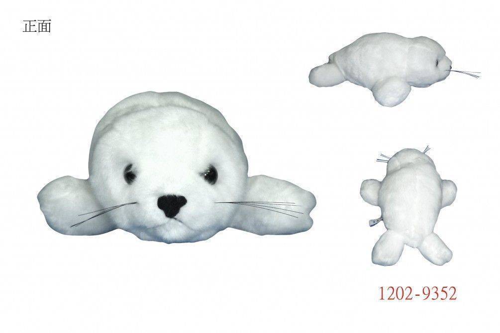 1202-9352白色海狗玩偶