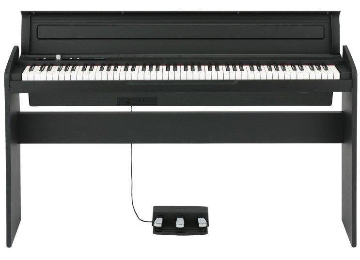 KORG LP-180有琴蓋數位鋼琴BK/WH(含原廠架、三支踏板、琴椅、耳機)公司貨