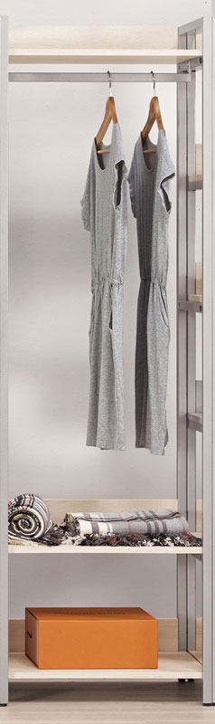 QM-227-5 卡蜜拉2尺單吊衣櫥(不含其他產品)<br />尺寸:寬60*深44*高191cm