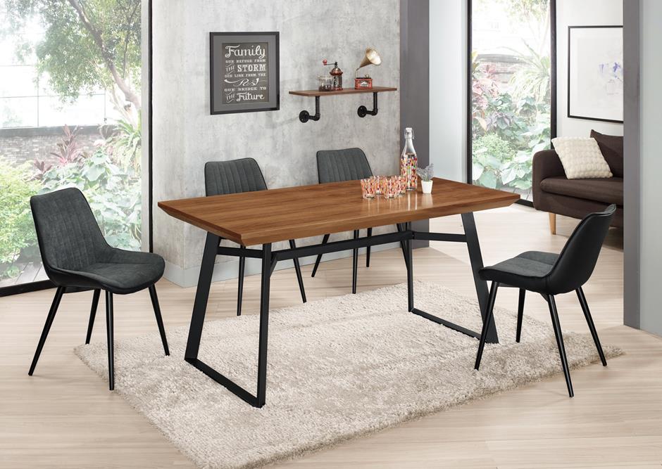 QM-1020-1 洛爾納6尺餐桌 (不含椅子其他產品)<br /> 尺寸:寬180*深90*高74.5cm