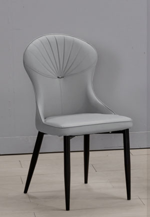 JC-892-6 堤爾頓灰色皮餐椅 (不含其他產品)<br />
尺寸:寬48*深55*高92cm