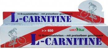 德國原裝 L-Carnitine (左旋肉酸) 專利型發泡錠 (德國最專業生物科技研發，營養補充食品)(10錠裝)