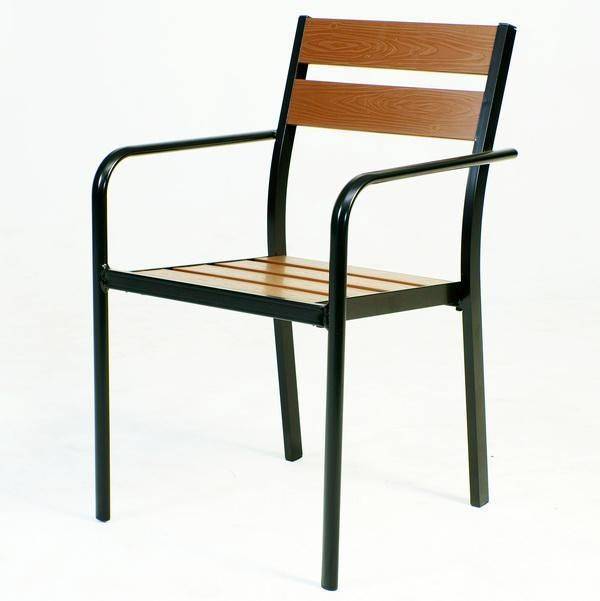 鋁合金塑木椅-B