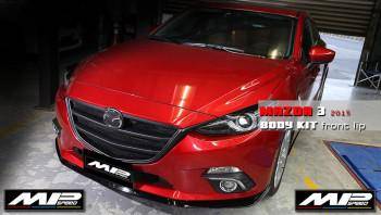 2014-2016 Mazda 3 4/5D MZ Style Front Lip