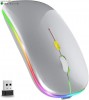 【E-gift】充電LED無線藍芽滑鼠/超靜音/炫光/筆電/ipad/PC