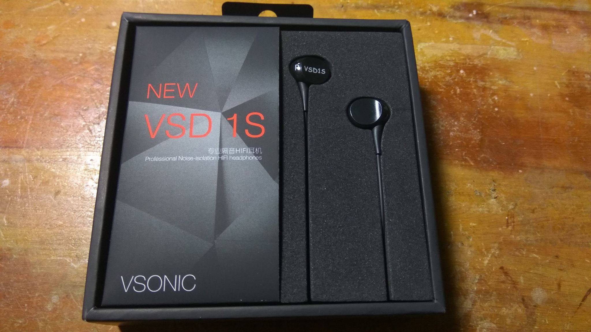 VSONIC NEW VSD1s(2017版) 開箱與簡單聽感