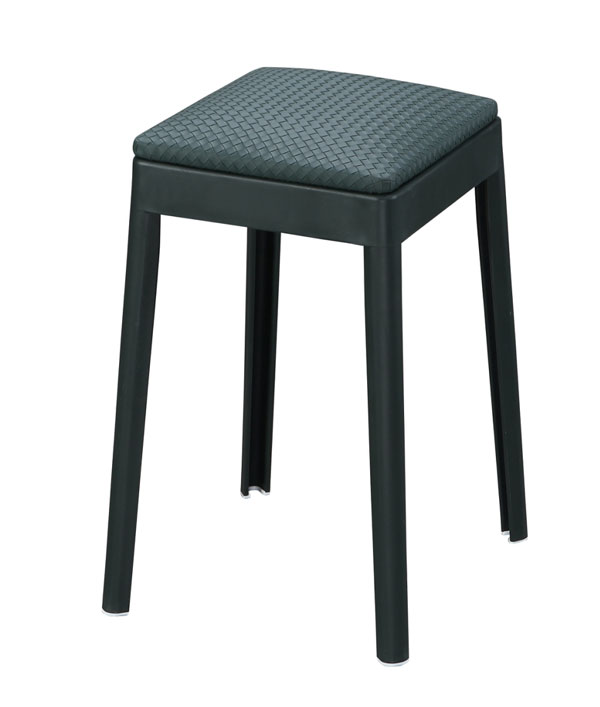 JC-903-3 都筑綠色皮面方凳 (不含其他產品)<br />
尺寸:寬35*深35*高49cm
