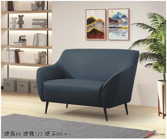 GD-705-6 查德藍色沙發 (不含其他產品)<br /> 尺寸:寬123*深80*高84cm