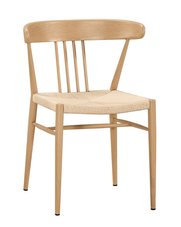 QM-645-2 曼琳餐椅(編藤)(五金腳) (不含其他產品)<br />尺寸:寬54*深50*高76cm