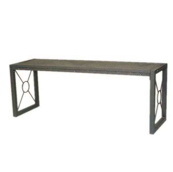 鐵製4尺長板凳-黑色