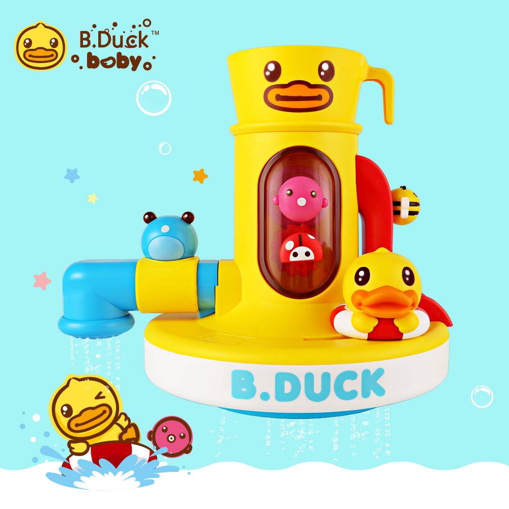 B.Duck小黃鴨 戲水龍頭洗澡玩具 BD035