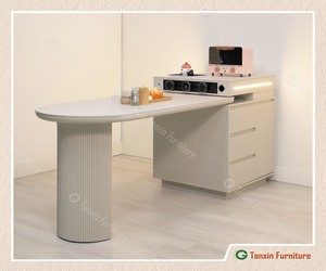 【安吉莉5.8尺岩板伸縮島台桌】【2025-HYB412-01】【添興家具】