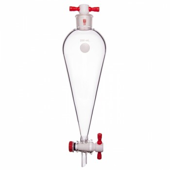 SYNTHWARE 梨型                                                                                       分液漏斗 Funnel, Separatory, Pear-Shaped,PTFE Stopcock