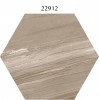 木紋六角磚【GS-22911淺木｜22912深木】21.5X25居家空間 客廳 臥室 浴室 陽台│玄關│商用空間│店面設計｜地壁兩用磚#75.80