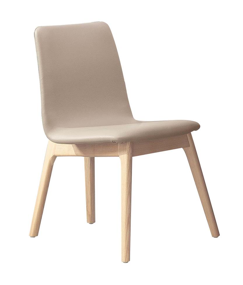 SH-A487-04 莫爾栓木原木餐椅(淺黃皮) (不含其他產品)<br /> 尺寸:寬45*深62*高82cm