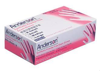 ANDERSON無粉NBR手套                                                             Synthetic Powder Free Exam Gloves