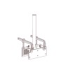 IV-5102 50CM exclusive anti-typhoon parapet short pole kit