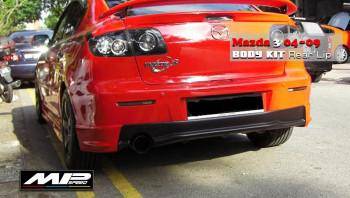 2007-2009 Mazda 3 4D 2.0s S-Model S Style Rear Lip (JP Spec.)