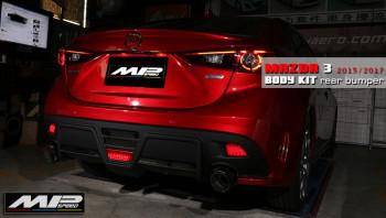 2014-2018 Mazda 3 4D KS Style Rear Bumper