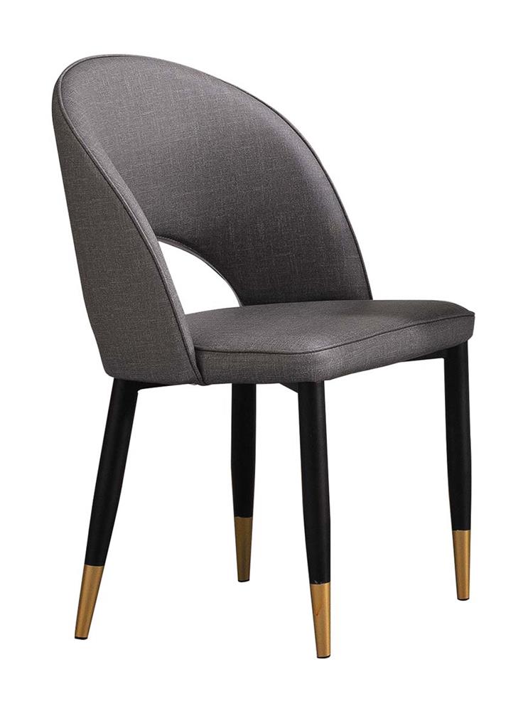 SH-A487-02 威利斯餐椅(灰皮) (不含其他產品)<br /> 尺寸:寬51*深53*高85cm