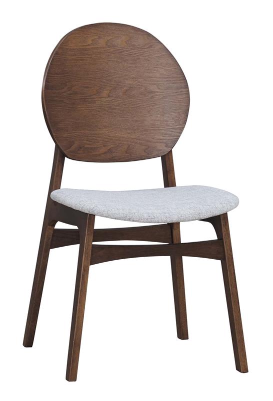 CO-520-2 艾朵拉胡桃色餐椅 (不含其他產品)<br /> 尺寸:寬47*深52*高89cm