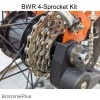 4-Sprocket Kit for Brompton BWR