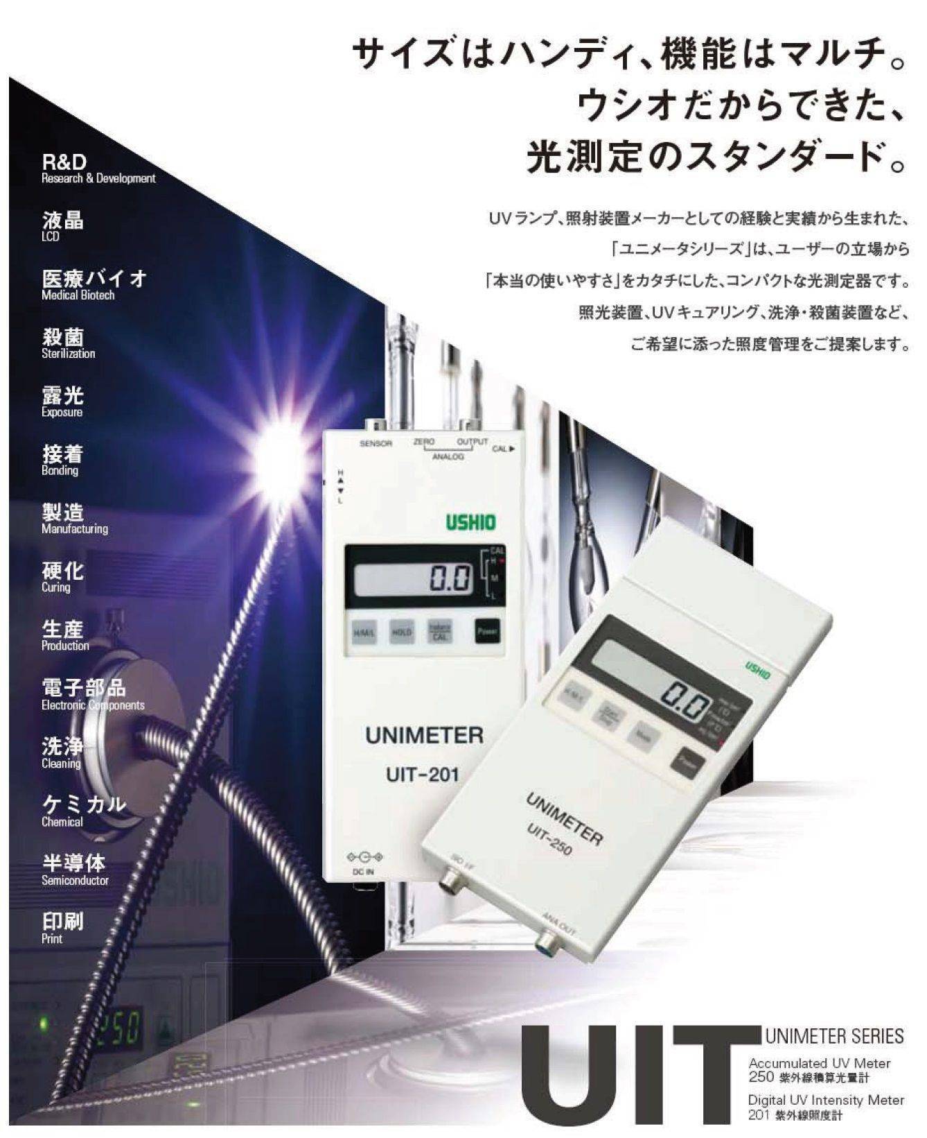 日本USHIO UV照度計