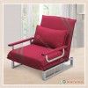 【單人坐臥兩用沙發床(紅)】【2023-E706-4】【添興家具】