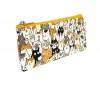 Pencil Pouch-Waterproof│Cats\' Patter1