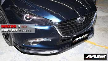 2017-2018 Mazda 3 4/5D MZ Style Front Lip(3D Carbon Look)