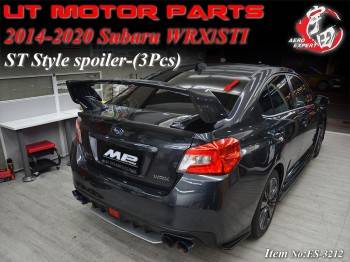2014-2022 Subaru WRX ST Style Spoiler-3PCS