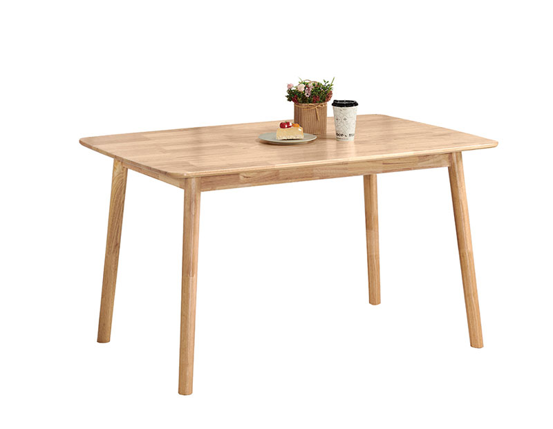 JC-871-2 雅莉4.3尺實木餐桌 (不含其他產品)<br />
尺寸:寬129*深79*高74cm