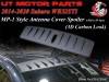 2014-2020 Subaru WRX MP-1 Style Antenna Cover Spoiler w/Hole (JP Spec) (3D Carbon Look)