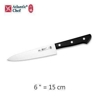 【Atlantic Chef六協】15cm  牛刀(分刀)Chef's Knife (經典系列刀柄)
