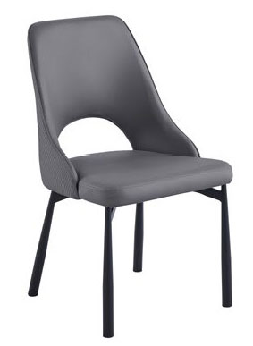 TA-950-15 品悅灰皮餐椅 (不含其他產品)<br />
尺寸:寬49*深56*高89cm