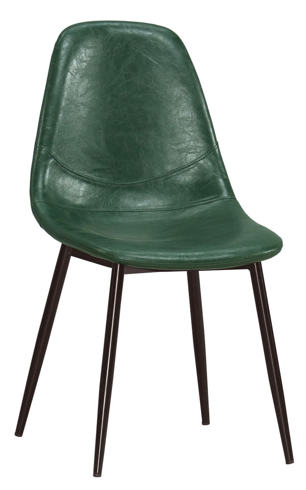 QM-649-14 西弗爾餐椅(綠色皮) (不含其他產品)<br /> 尺寸:寬45*深52*高82cm