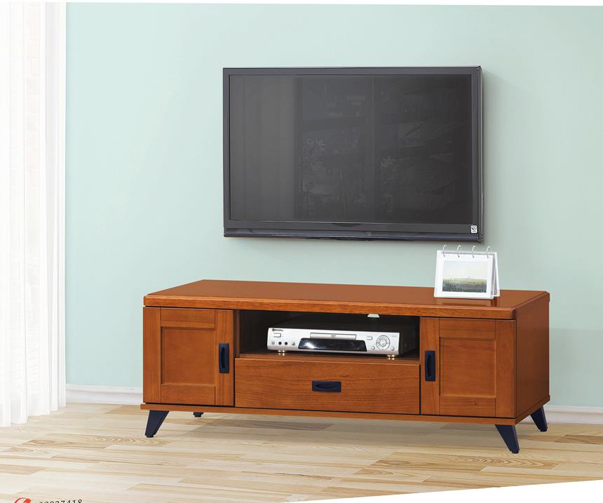 GD-750-2 樟木色4尺電視櫃 (不含其他產品)<br />尺寸:寬120*深40*高44.5cm
