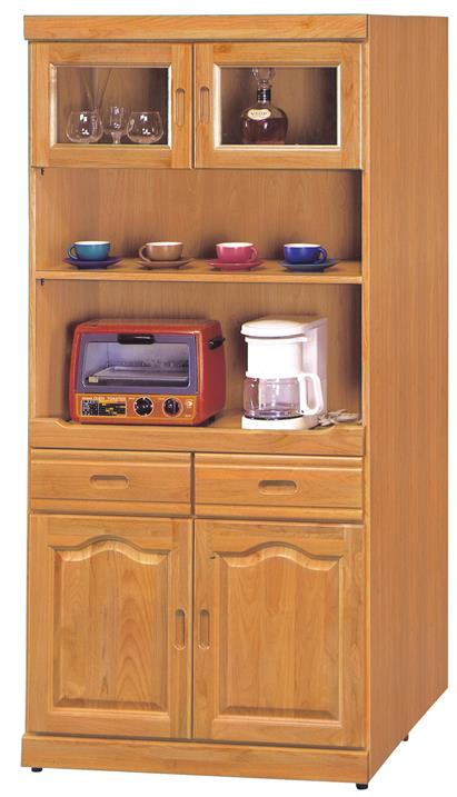 GD-810-1 赤陽木2.7*6尺碗盤櫃 (不含其他產品)<br />尺寸:寬81*深45*高180cm