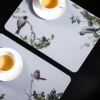 Silicone Placemat│Peony & Chinese Bird