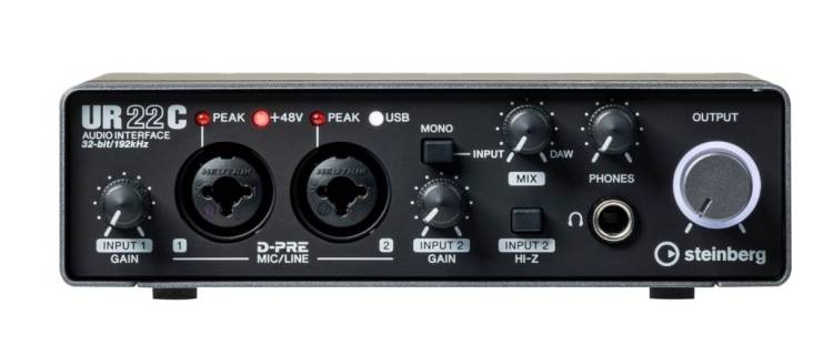【金匠樂器】Steinberg UR22C USB3.0 錄音介面 / 工作站錄音室