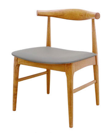 TA-947-5 艾爾原木灰皮餐椅 (不含其他產品)<br />
尺寸:寬54*深49*高75cm