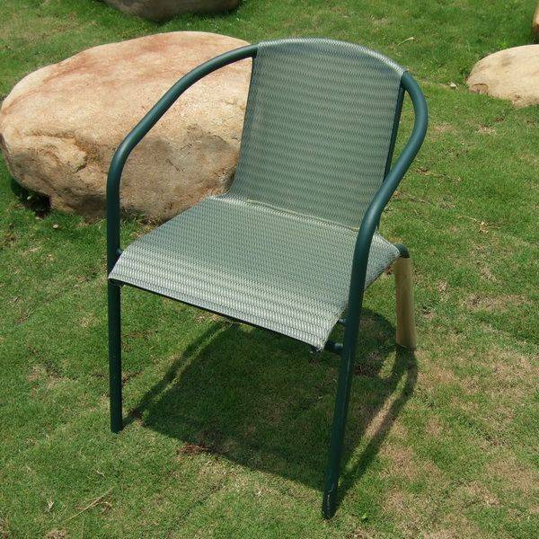 鐵製網布椅-綠管系列