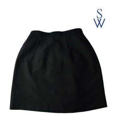 【WS 緯成】Skirt 短裙 / 黑直條