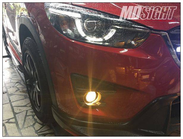 MAZDA CX5 原廠LED霧燈 換裝大魚眼+HID