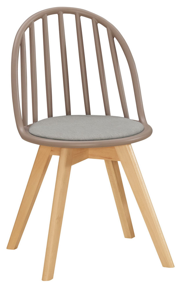 QM-651-1 伊蒂絲造型椅(棕)(布) (不含其他產品)<br /> 尺寸:寬44*深50*高80cm