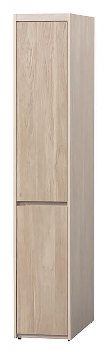 CL-661-5 芙妮淺白雙色1.3尺衣櫃 (不含其他產品)<br/>尺寸:寬38.3*深55*高199.5cm